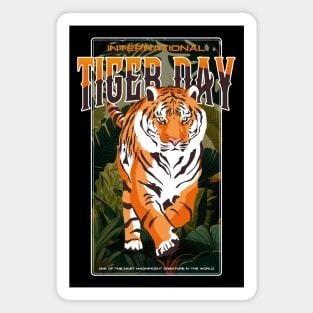 International Tiger Day Magnet